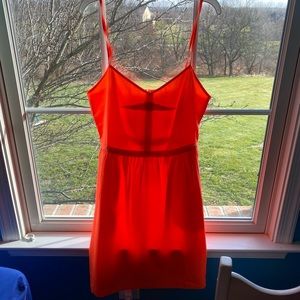 Jcrew coral pink dress